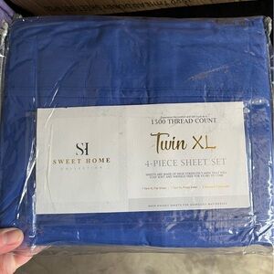 Sweet Home Collection Blue Twin XL Sheet Set New